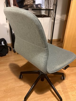 Silla de oficina Langjfall gris