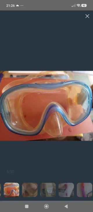 Gafas de buceo Decathlon + Snorkel