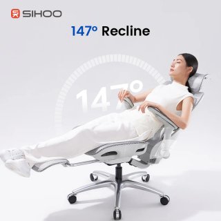 Silla de Oficina SIHOO B300 Pro con reposapiés
