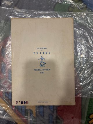 Álbum Fútbol Liga 56-57 Graficas Brasil