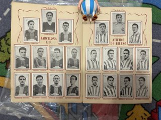 Álbum Fútbol Liga 56-57 Graficas Brasil