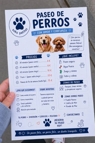 Servicios para pasear a perros