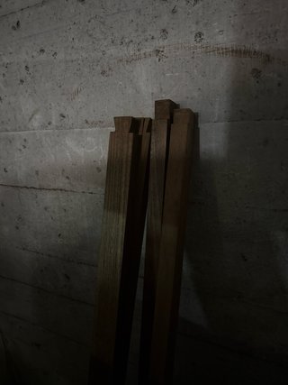 Cabeceira de cama em madeira