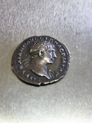 Moneda Romana Emperador Trajano