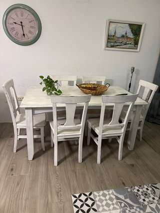 Mesa y 6 Sillas Comedor