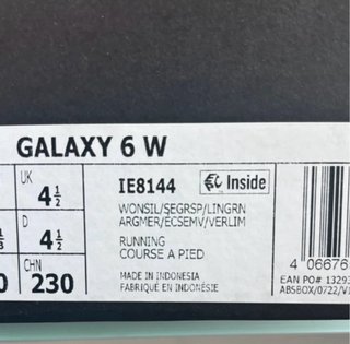 Adidas Galaxy 6W Zapatillas Deportivas Gris/Verde