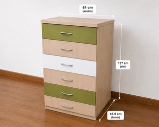 Cajonera juvenil 6 cajones – Gran capacidad