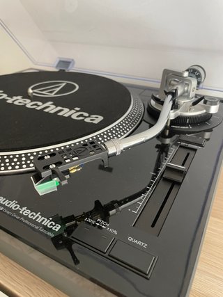 Audio-Technica AT-LP120-USB Tocadiscos Negro