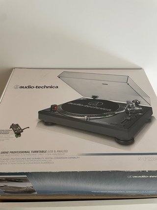 Audio-Technica AT-LP120-USB Tocadiscos Negro