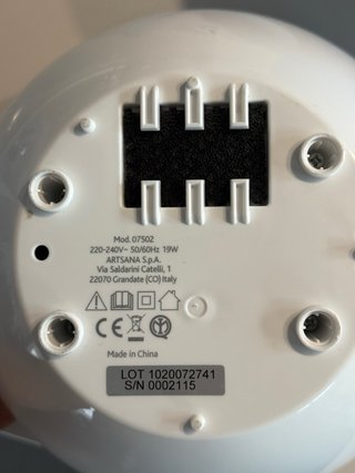 Humidificador Chicco bebé - Vapor caliente SIN USO