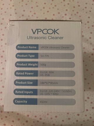 Limpiador Ultrasónico Profesional VPCOK