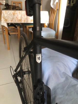 Bicicleta de carretera Btwin Triban 500.