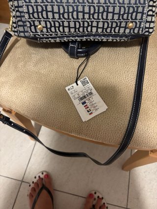 Bolso Pedro del Hierro Azul Marino Sin Estrenar