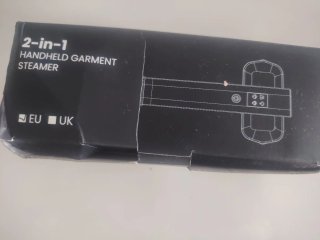 Plancha de vapor portátil 2 en 1