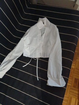 Camisa torera blanca talla M