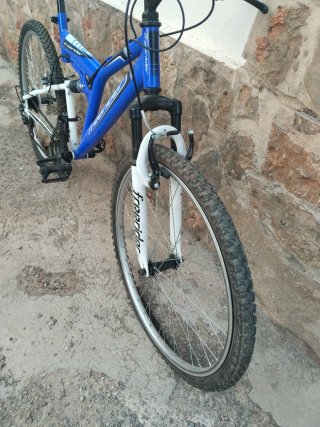 Bicicleta de montaña Freerider azul
