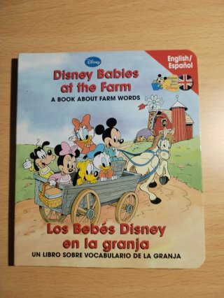 Libro Ingles/español con tarjetas de aprendizaje