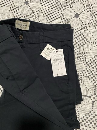Pantalones Chinos Negro Talla M