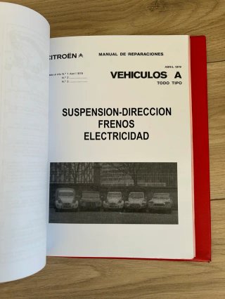 CITROEN 2CV MANUAL DE TALLER MECANICA + CARROCERIA