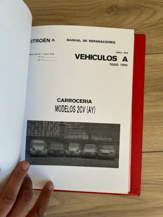 CITROEN 2CV MANUAL DE TALLER MECANICA + CARROCERIA