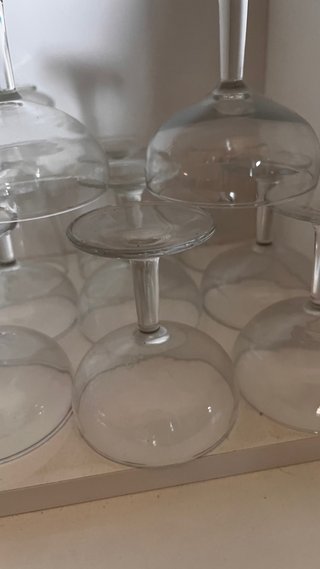 15 copas de cristal vintage