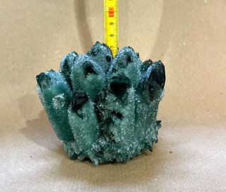 Minerale Quarzo Verde Fantasma
