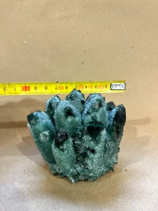 Minerale Quarzo Verde Fantasma