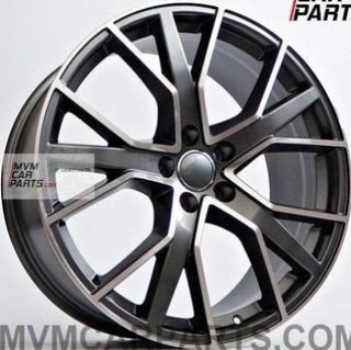 LLANTAS AUDI 22 PULGADAS 5X112 GUNMETAL