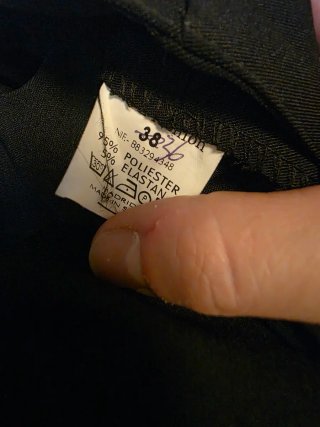 Pantalón campana negro