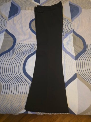 Pantalón campana negro