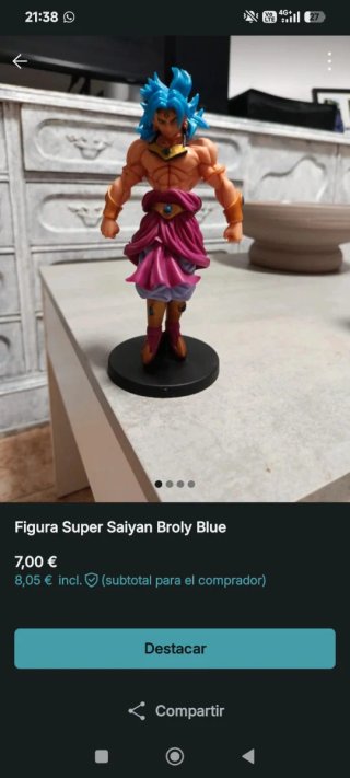 Figura Broly y Whis