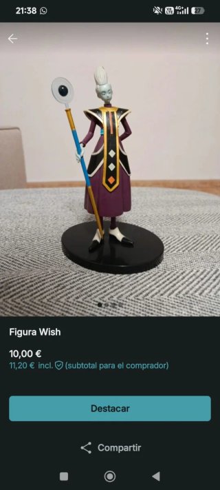Figura Broly y Whis
