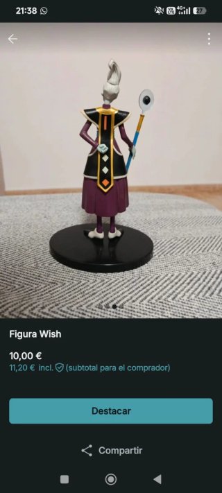 Figura Broly y Whis