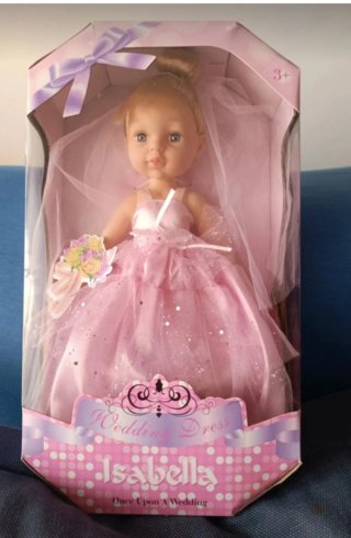 Muñeca Isabella Vestido de Novia Caja