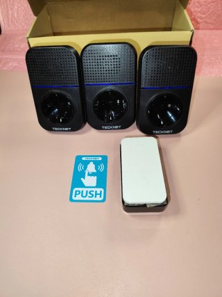 Timbre Inalámbrico TeckNet (3 Receptores)
