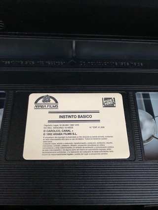 Instinto Básico y 9 Semanas y Media VHS