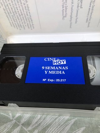 Instinto Básico y 9 Semanas y Media VHS