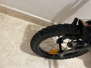 Bicicleta infantil naranja