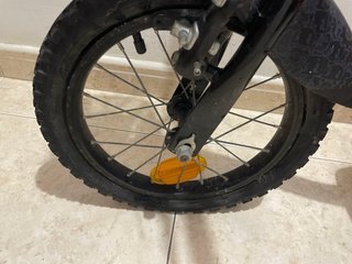 Bicicleta infantil naranja
