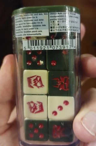 warhammer 40000 gork e mork dice new sealed