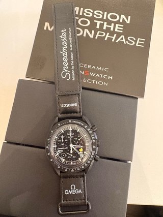 Omega x Swatch MoonSwatch Negro