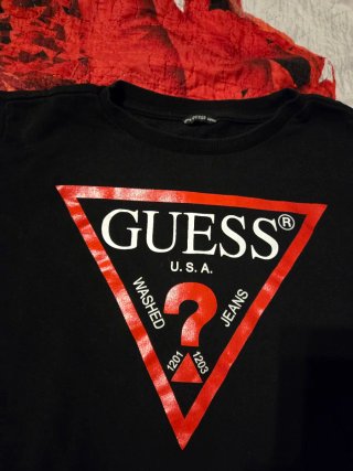 Felpa Guess Logo Triangolo 16 Anni