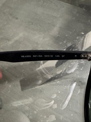 Gafas Ray Ban Polarizadas Negras.