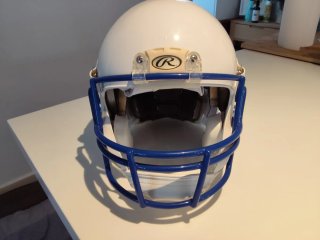 Casco y facemask fútbol americano Rawlings
