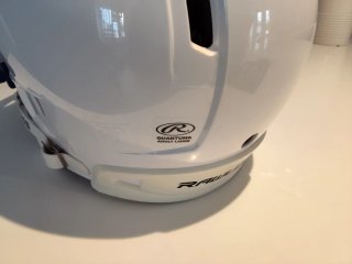Casco y facemask fútbol americano Rawlings