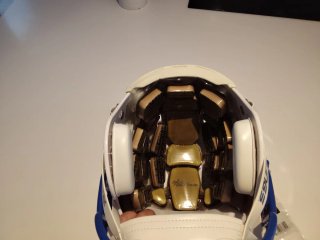 Casco y facemask fútbol americano Rawlings