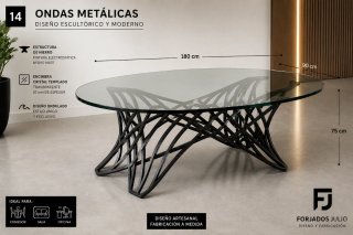 Mesa de comedor Ondas Forjados Julio