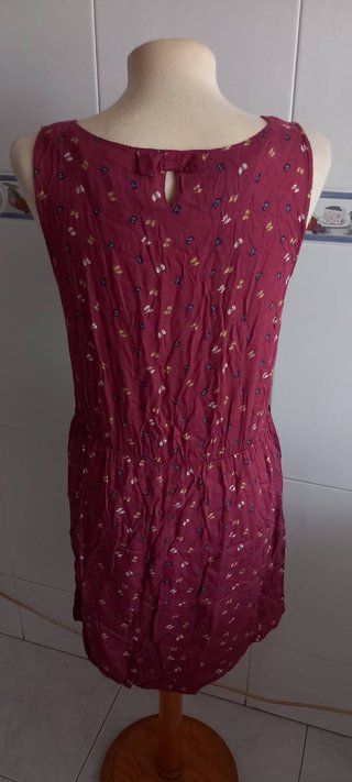 Vestido estampado mujer