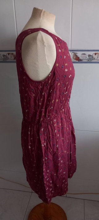 Vestido estampado mujer