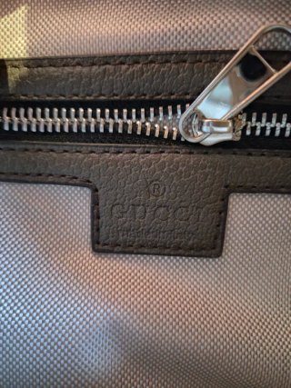 Borsello Gucci marrone e verde